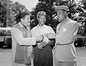 Country Club Prints: E.Oliver, T.Rhodes & J.Louis W/Golf Club