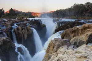 Awesome Prints: Epupa Falls, waterfall, about 40 m