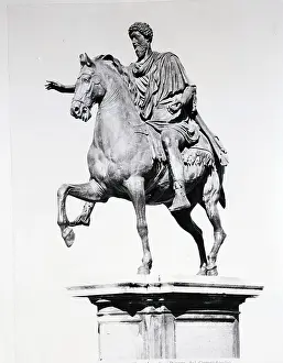 Equestrian Prints: Equestrian Statue Of Marcus Aurelius