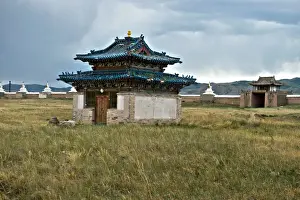 Erdene Zuu Monastery at city of Karakorum of A-vAorkhangai Province Mongolia