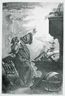 Erdgeist Appearing to Faust