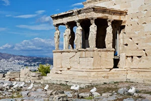 Images Dated 27th September 2014: Erechtheion at the Acropolis in Athens, Greece