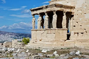 Images Dated 27th September 2014: Erechtheion at the Acropolis in Athens, Greece