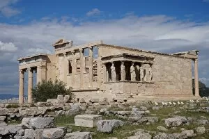 Images Dated 10th April 2016: Erechtheion Temple, Stones, Athens, Greece