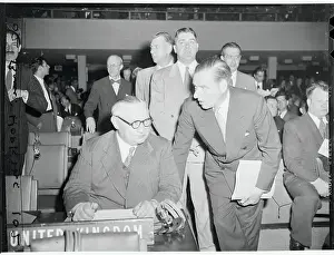 Ernest Bevin with Hector McNeil at UN General Assembly