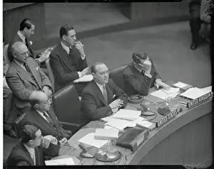 Ernest Gross at UN Meeting