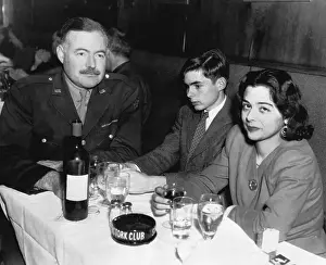 Ernest Hemingway with Companions