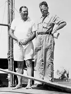 Ernest Hemingway and Floyd Gibbons
