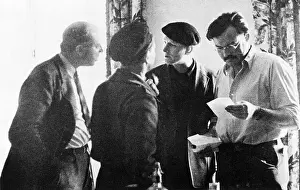 Candid Prints: Ernest Hemingway and Others in Spain