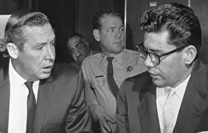 Defendant Prints: Ernesto Miranda Talking with Attorney