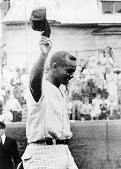 Ernie Banks After His 500th Home Run