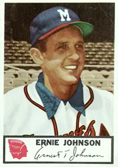 Ernie Johnson Baseball Card