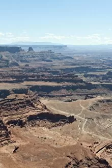 Images Dated 4th September 2012: Eroded landscape, canyons, red sandstone, Dead Horse Point Overlook, Dead Horse Point State Park