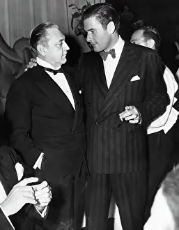 Errol Flynn with John Barrymore