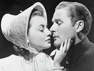 Errol Flynn Kissing Olivia de Havilland