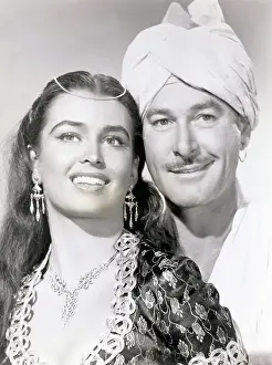 Errol Flynn with Laurette Luez