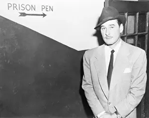 Errol Flynn Leaving Court