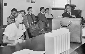 Errol Flynn and Lili Damita in Court