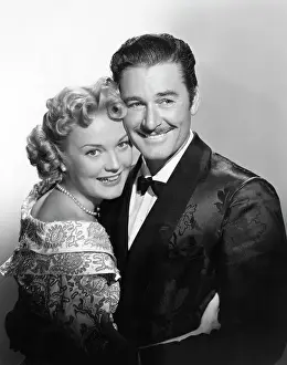 Errol Flynn and Patrice Wymore Embracing
