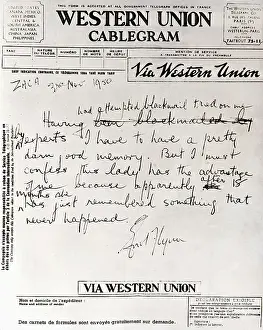 Errol Flynn's Manuscript Statement
