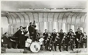 Erskine Hawkins and Band on Stage