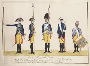Soldiers Prints: Erstes Regiment Garde