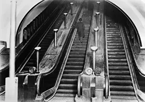 Escalator At Picadilly Circus