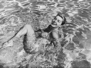Swimmer Prints: Esther Williams in Swimming Pool