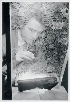 Artisanship Prints: Etched Glass Display