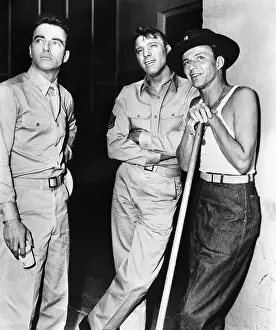 Sergeant Prints: From Here to Eternity Costars Clift, Lancaster, and Sinatra