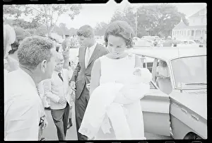 Ethel Kennedy Holding Baby