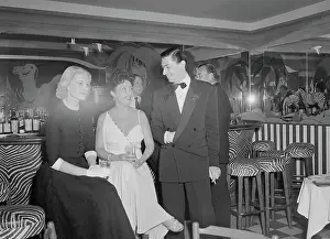 Guest Prints: Ethel Merman and Acquaintances at El Morocco Nightclub Bar