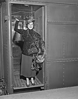 Ethel Merman Arriving In New York