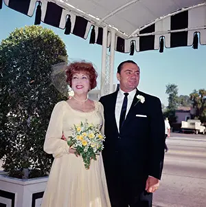 Ethel Merman and Ernest Borgnine at Their Wedding