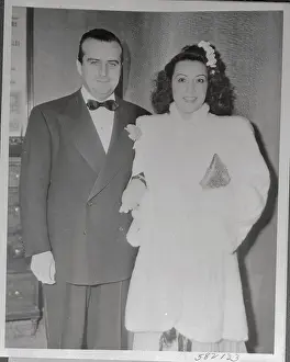 William B Prints: Ethel Merman with Her Husband