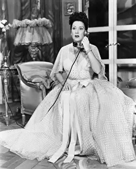 Ethel Merman On Stage On Phone; Worried