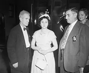 Marshal Prints: Ethel Rosenberg Being Escorted by U.S. Marshals