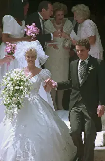 Ethel Skakel Kennedy and Acquaintances at Her Daughter's Wedding