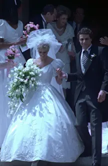 Ethel Skakel Kennedy and Acquaintances at Her Daughter's Wedding