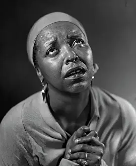 Despair Prints: Ethel Waters in Stressful Pose