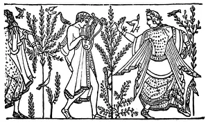 Images Dated 23rd June 2016: Etruscan dance