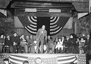 Socialist Prints: Eugene Debs Delivering Speech