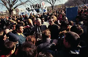 Eugene McCarthy Addressing Demonstration
