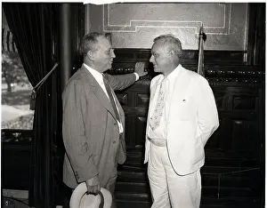 Eugene Meyer And Alf M. Landon