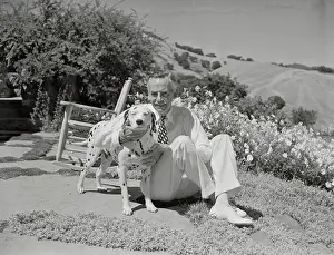 Dalmatian Prints: Eugene O'Neill with Dalmatian