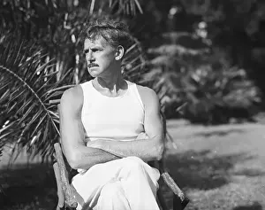 Eugene O'Neill Relaxing in Bermuda