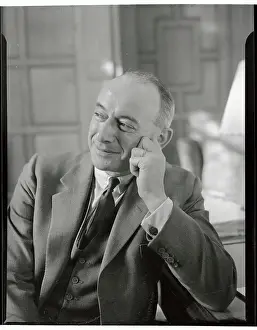 Eugene V. Rostow with Hand on Face