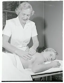 Massaging Prints: Eugenia Lindquist Performing a Massage