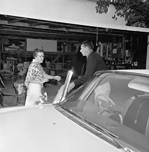 Eunice Murray with Norman Jeffries After Death of Marilyn Monroe
