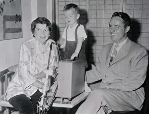 Eunice and Robert Shriver with Their Son